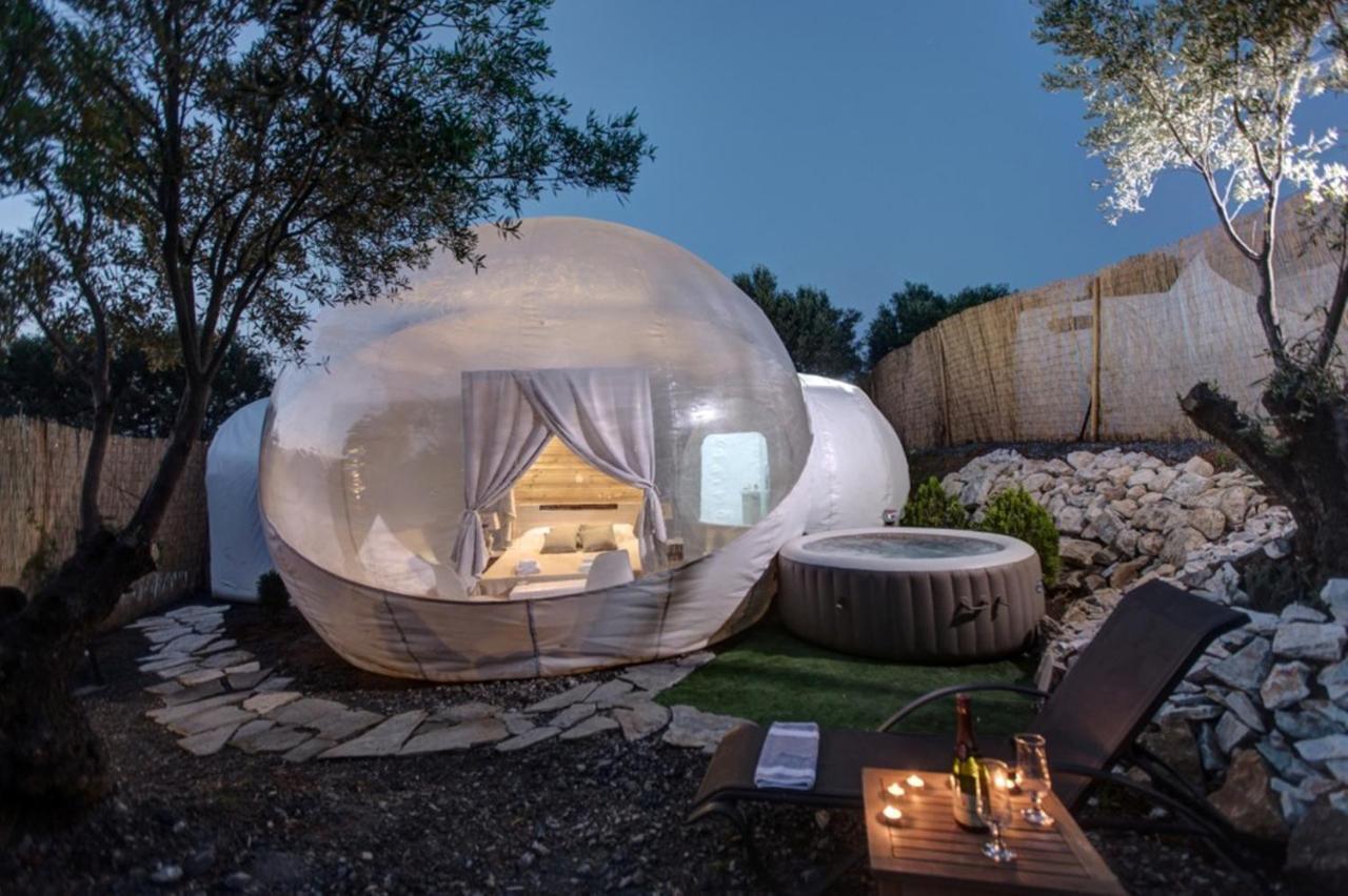 Bubble Tent Hotel Nea Moudania Exterior photo