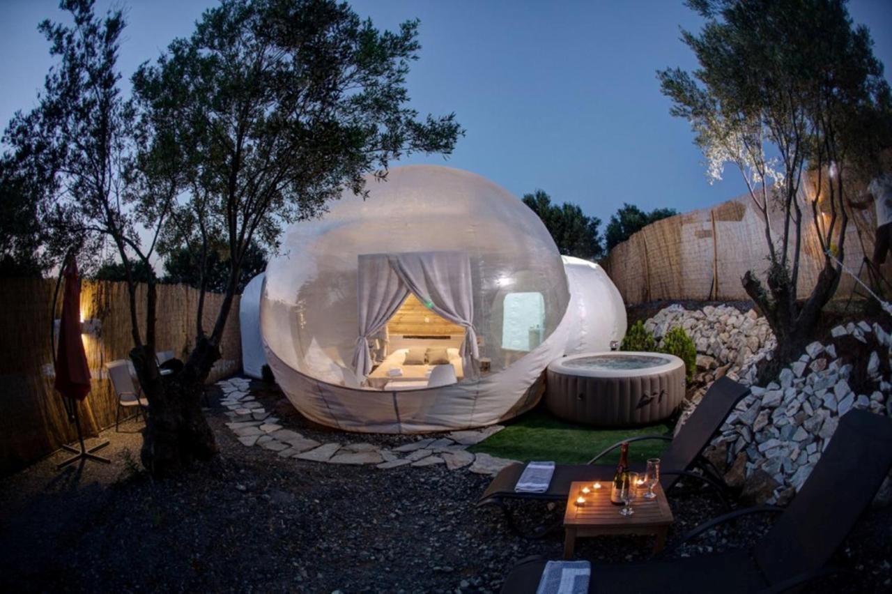 Bubble Tent Hotel Nea Moudania Exterior photo