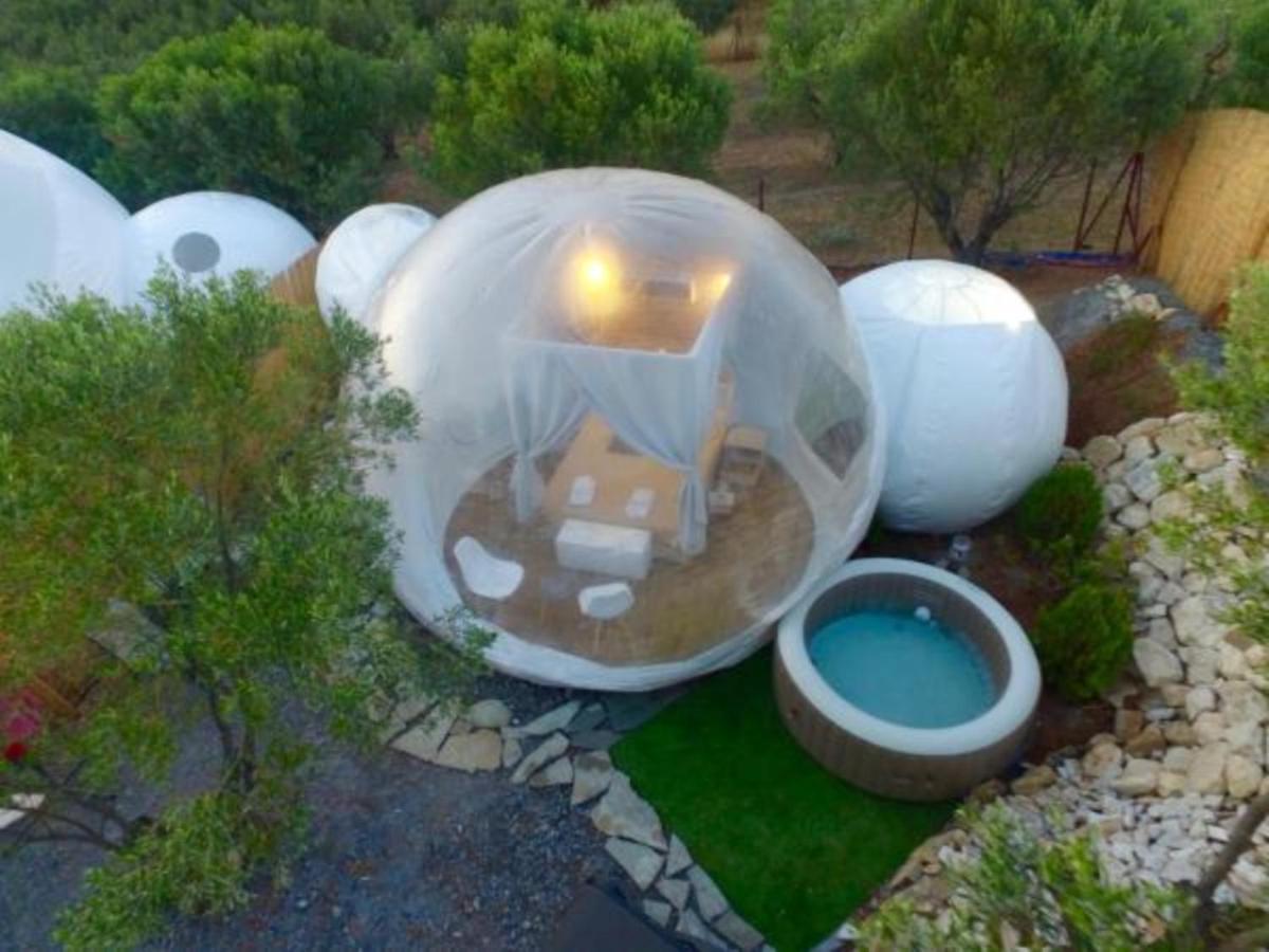 Bubble Tent Hotel Nea Moudania Exterior photo