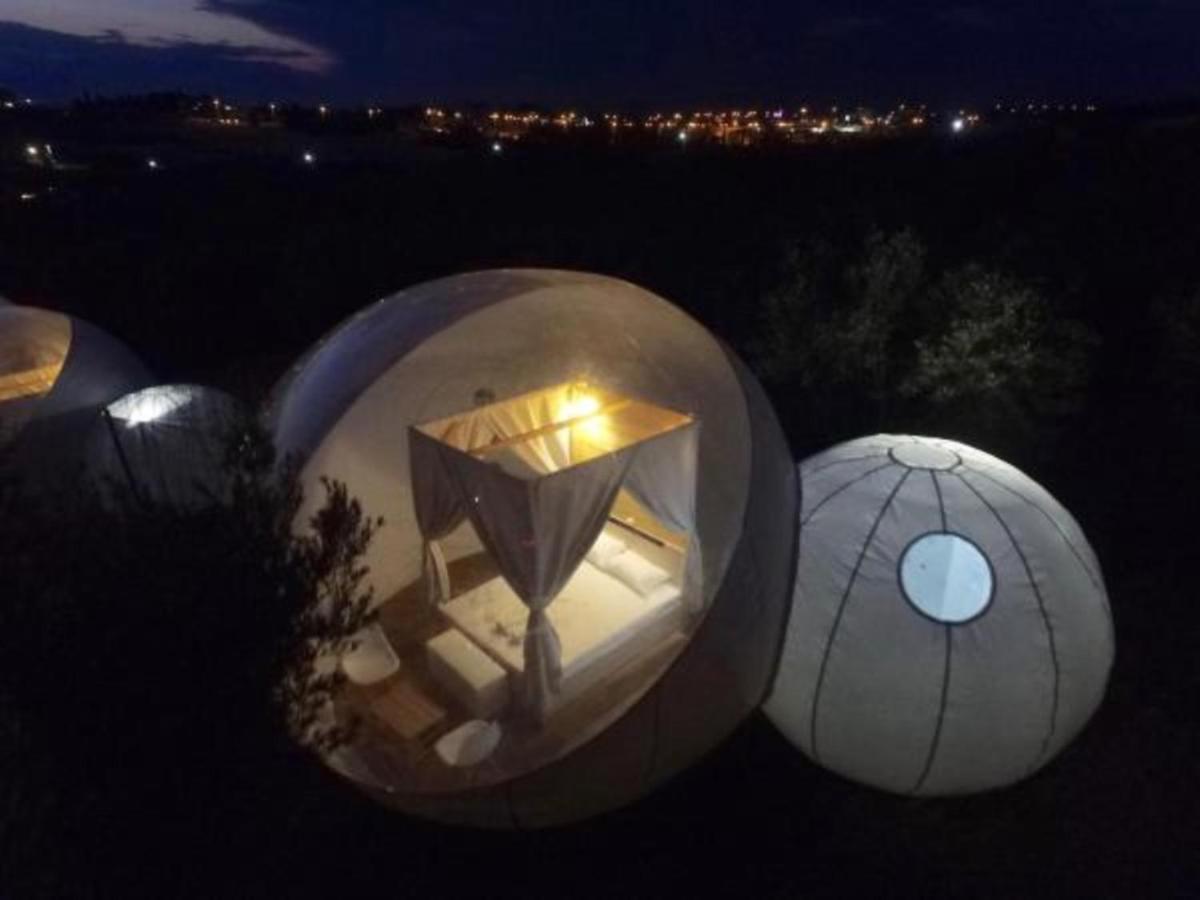 Bubble Tent Hotel Nea Moudania Exterior photo