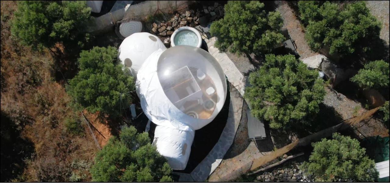 Bubble Tent Hotel Nea Moudania Exterior photo